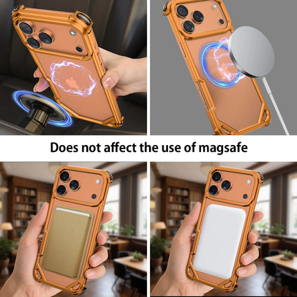 YTL Metal Ultra-Thin MagSafe Case for iPhone 17 Series – Wireless Charging Protective Case