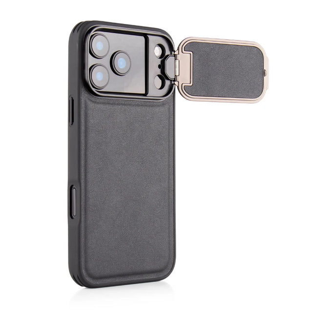 FlipStand Leather Camera Protection Case